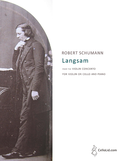 Schumann Langsam - cover